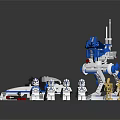 Lego Clone Troopers Building Set With Vehicle Robot And Action Figures