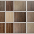 Wood grain board 3d model