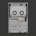 Industrial Equipment With Metal Control Panel Knobs Buttons And Stand Mechanical Design