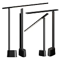 Modern Black Adjustable Desk Lamps With Sleek Design And Multiple Structures 3d model