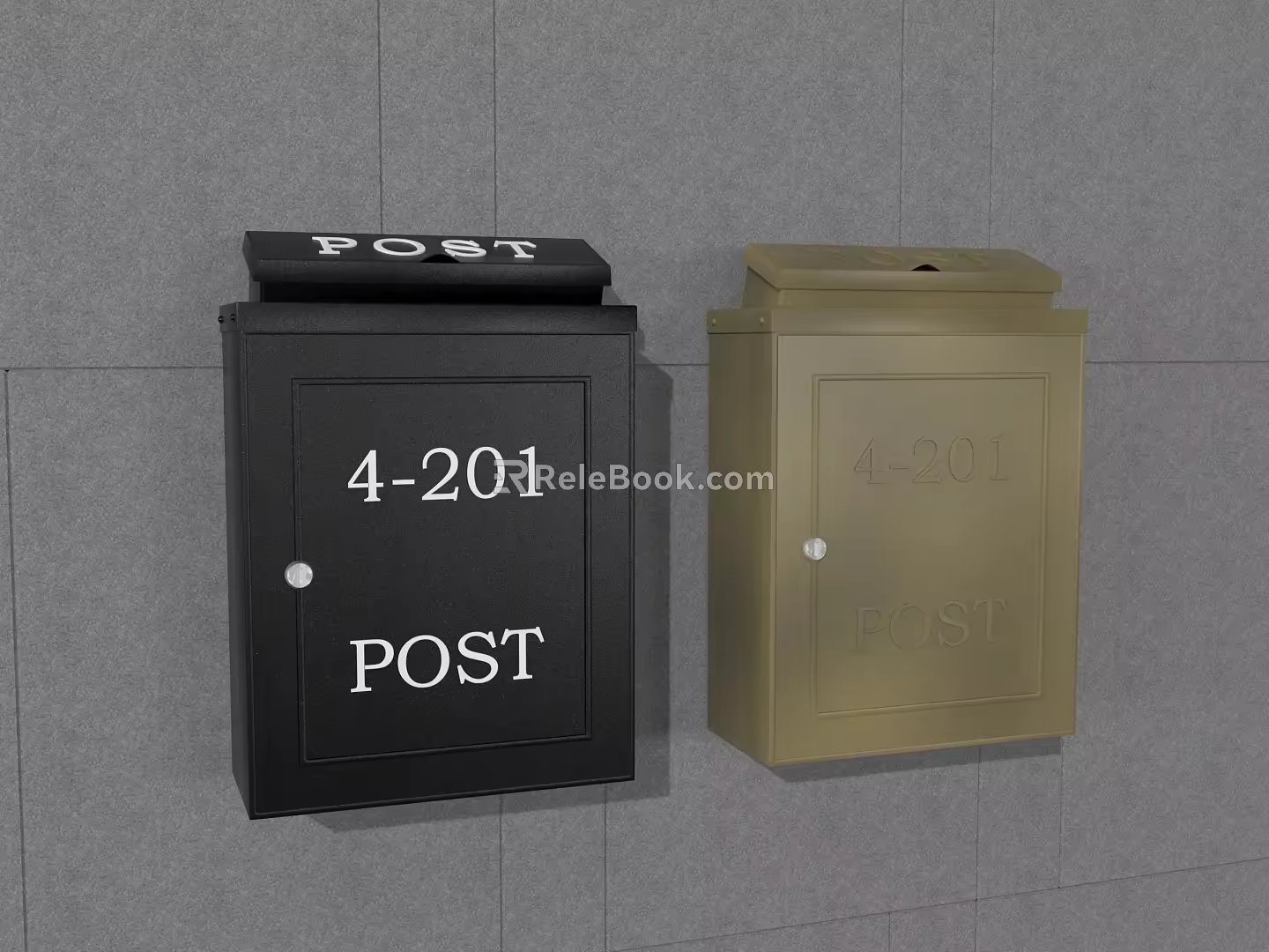 Modern Mailbox 3d model