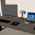 Computer Desktop Computer Laptop Monitor 3d model