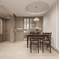 Elegant Living Dining Room With Chandelier Framed Art Sofa Piano And Dining Chairs