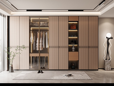 Modern wardrobe 3d model