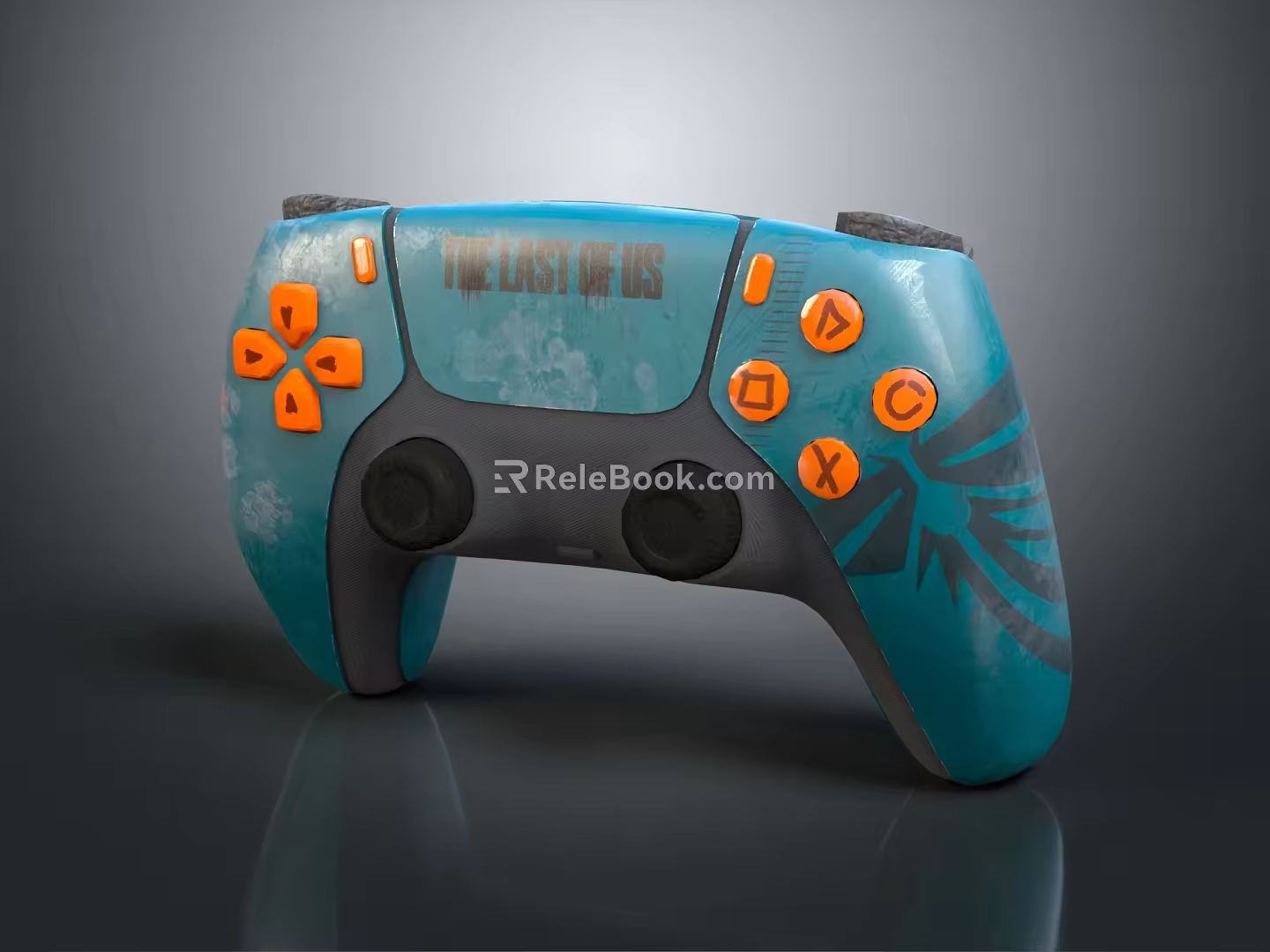 Modern Gamepad Wireless Gamepad Game Console Accessories Handle 3d model