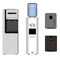 Modern Daily Use Electrical Appliances Featuring Water Dispensers With Digital Displays And Sleek Designs