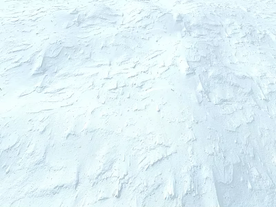 Vast Pure White Snow Landscape Featuring Natural Textured And Undulating Terrain 3d model