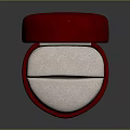 Red Velvet Jewelry Box For Storing Clothing Accessories And Fashion Items