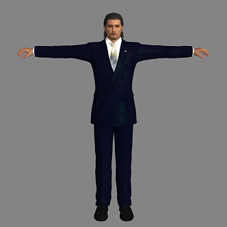 middle-aged man middle-aged man suit gangster mafia punks businessman japanese asian 3d model