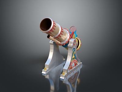 astronomical telescope space telescope observation equipment physical equipment binoculars 3d model