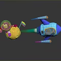 Monkey Cartoon Monkey Anime Monkey Style Monkey Fantasy Style Monkey 3d model