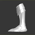 Silver Metallic Shoes With Modern Futuristic Design And Geometric Shiny Reflective Surface