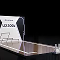Modern Display Shelves Showcasing Lexus UX300 Car in Exhibition Booth Setup