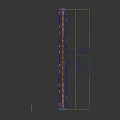 KTV Futuristic Corridor Design With Glowing Pillars Reflective Floor Purple Pink Lighting