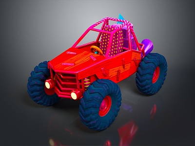 Modern all-terrain vehicle toy car four-wheeler beach car model