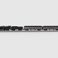 LEGO Toys Retro Train Light Rail Subway High Speed Train Train Pull Coal Train Steam Locomotive 3d model