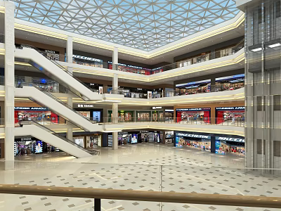 Mall 3d model