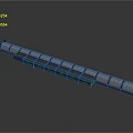 Longitudinal Cylindrical Structural Component With Multiple Segments And Central Flat Panel