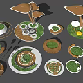 Modern Tree Pool Tree Pool Seat Flower Pool Seat Landscape Tree Pool 3d model