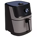Modern Ninja Air Fryer With Black Silver Design Knob Control And Handle