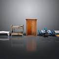Versatile Modern Furniture Collection Featuring Bunk Bed Wardrobe Table And Chairs