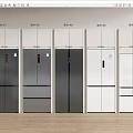 Zero Embedded Refrigerator Double Door Refrigerator Cross Refrigerator Three Door Refrigerator Haier Refrigerator Midea Refrigerator 3d model