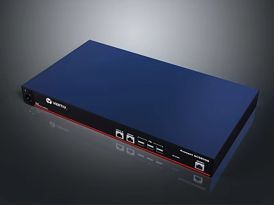 Blue TOTOLINK High Speed Router With Multiple Ports For Home Network Use 3d model
