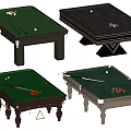 Billiard table billiards 3d model