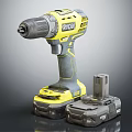 RYOBI Cordless Drill Power Tool With Rechargeable Battery And Charger