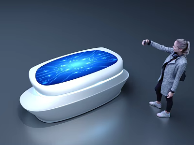 Modern sand table Strange electronic sand table 3d model