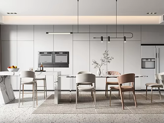 Modern Restaurant Home 3d model