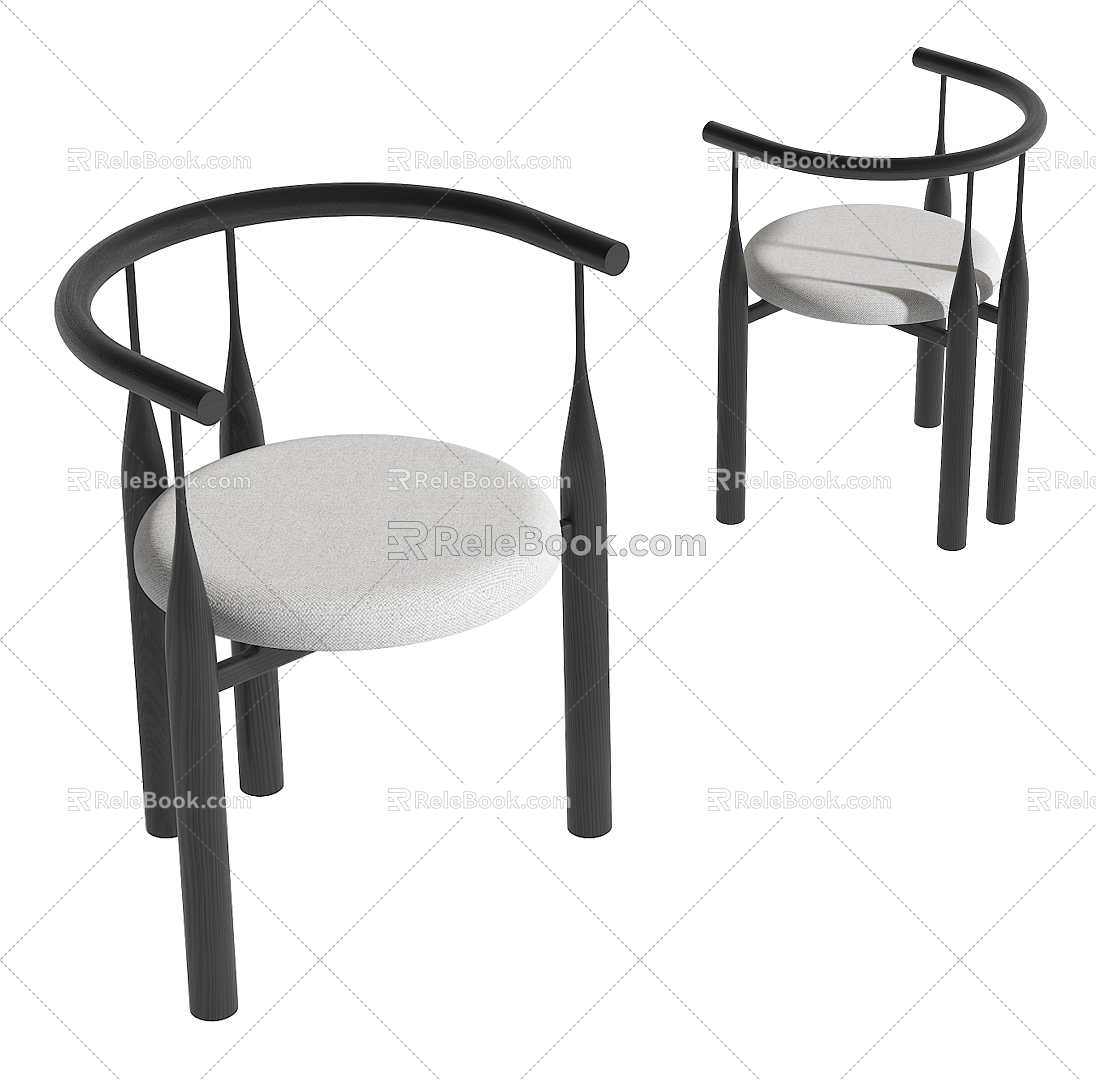 Quiet Wind Dining Chair 3d model