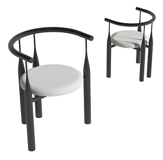 Quiet Wind Dining Chair 3d model