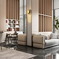 Sales Office Negotiation Area Reception Negotiation Area Rest Area 3d model