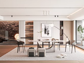 Modern Restaurant 3d model