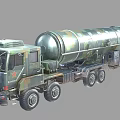 PBR Dongfeng 31A to Dongfeng 31 Ballistic Missile DF31 Missile Vehicle Dongfeng 31AG Intercontinental Ballistic Guide 3d model