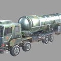 PBR Dongfeng 31A to Dongfeng 31 Ballistic Missile DF31 DF31 Missile Vehicle Dongfeng 31AG Intercontinental Ballistic Guide 3d model