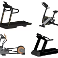 High Quality Home Fitness Sports Equipment Including Treadmill Exercise Bike Elliptical And Trainer