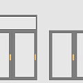 modern sliding window 3d model