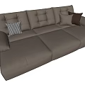 Modern Functional Sofa Bed 3d model