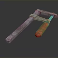 Pipe pliers wrench tool hardware tools processing tools realistic 3d model
