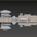 3D Rendered Military Submarine Model With Detailed Hull And Armament Systems