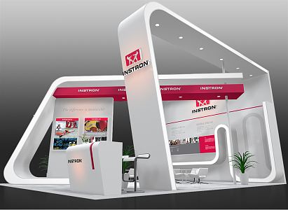 Modern Exhibition Construction Machinery Exhibition Booth Exhibition Hall Exhibition Temporary Exhibition Expo Tour Exhibition 3d model