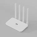Xiaomi Wireless Router With Four Antennas Sleek White Design For Home Daily Use