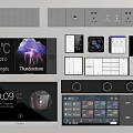 Switch Modern Smart Panel Visual Panel Function Panel Socket 3d model