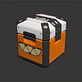 Modern Science Fiction Box Science Fiction Box Military Box Password Box 3d model