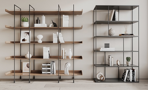 Modern Storage Rack 3d model