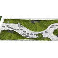 Karesansui Garden Design With Winding Gravel Pathway Green Moss And Scattered Stones