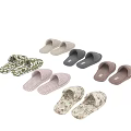 Comfortable Striped Knitted Home Slippers In Multiple Colors And Styles