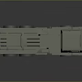 Military Green Heavy Duty Six Wheeled Cargo Truck With Armored Cab Design